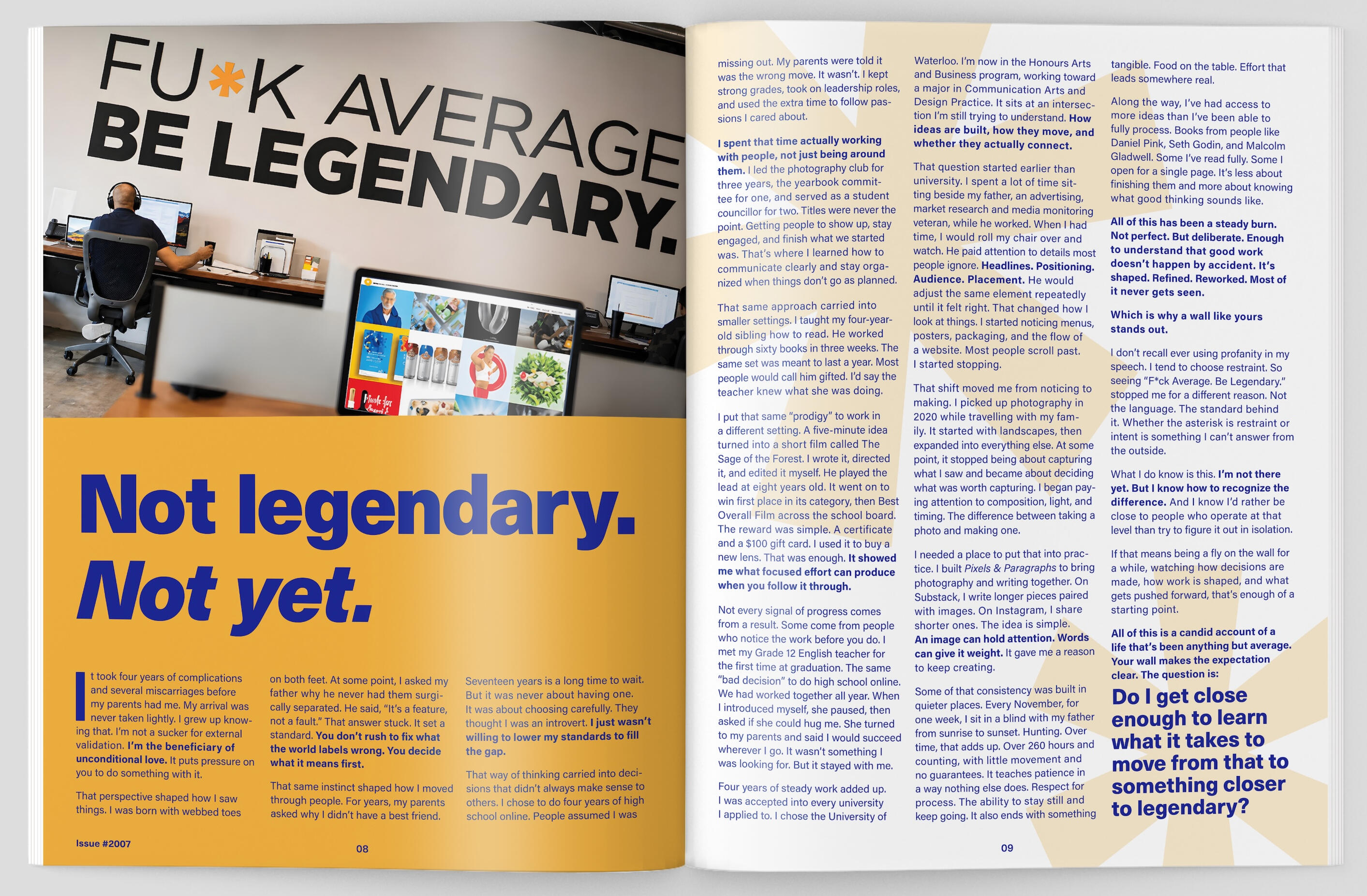 Not Legendary. Not Yet.